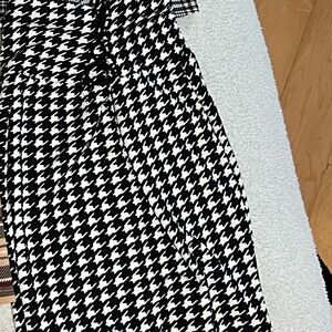 Black and white, Tie up, Mini Skirt